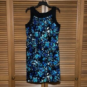 AB Studio Peacock Blue Professional Work Dress 14